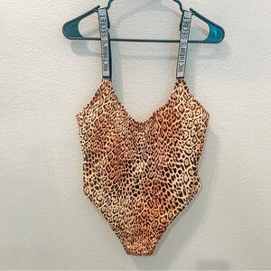 VICTORIA’S SECRET Shine Strap Rhinestone Vardia One-piece Swim Sz XL Bathingsuit